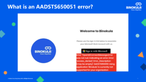 Setup error