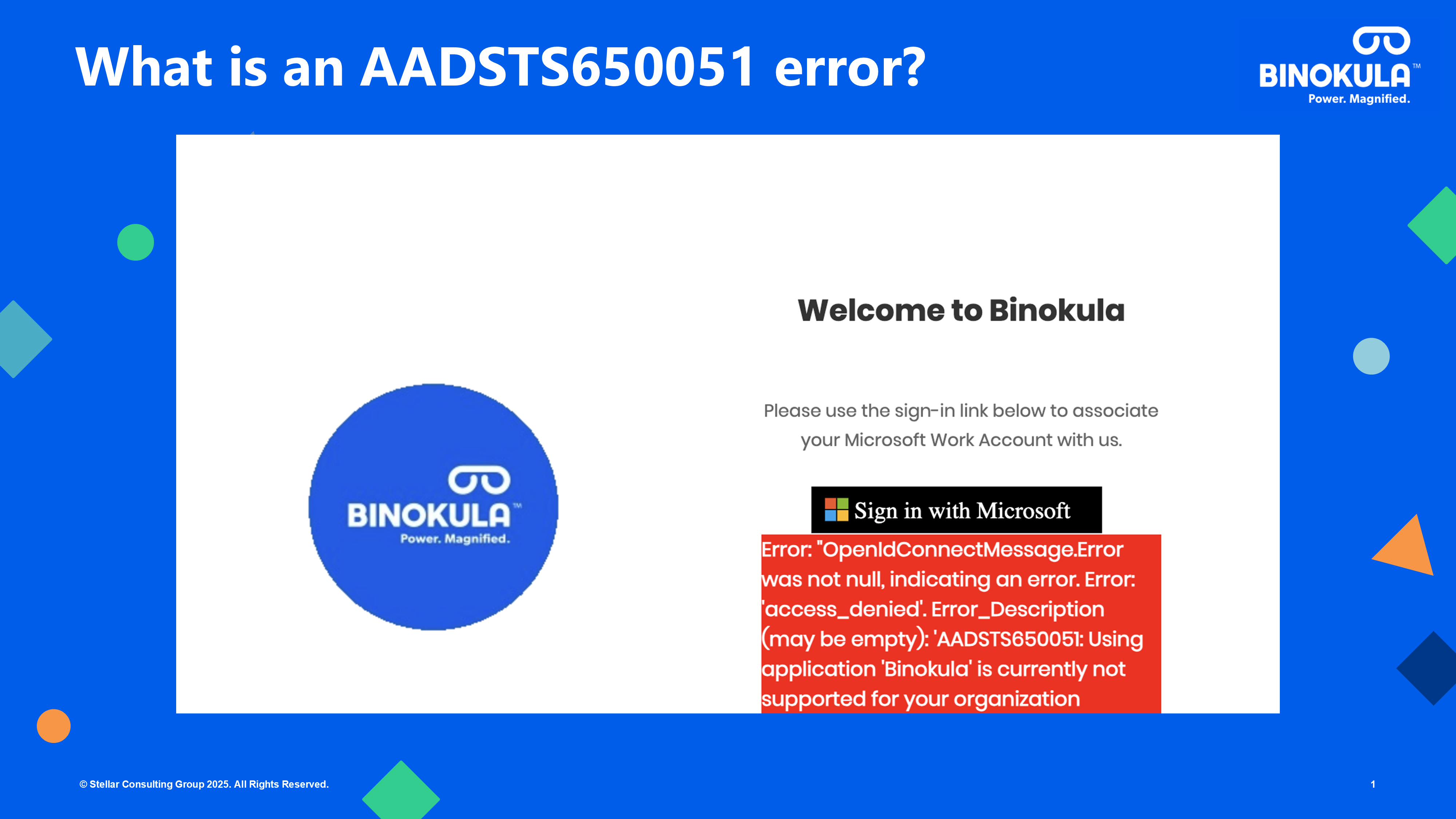 Setup error